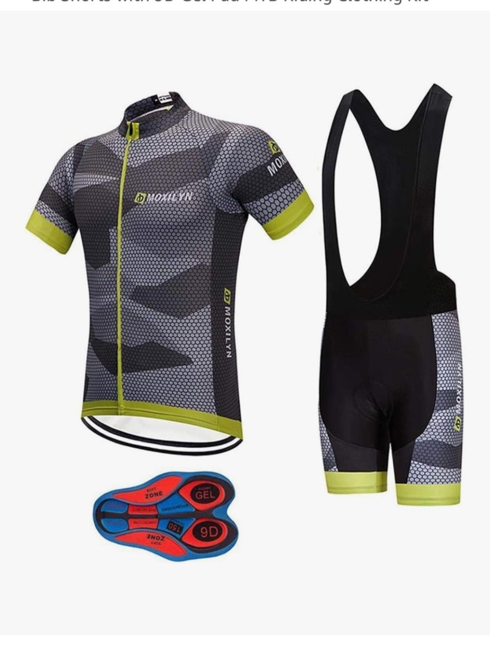 Brand new Men's Cycling Jersey & Bib short set